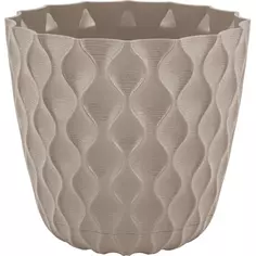 Горшок цветочный Ingreen Wave ø14.5 h13.2 см v1.4 л пластик французский платан