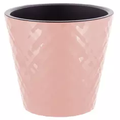 Горшок цветочный Ingreen Manhattan ø16 h14.5 см v1.6 л пластик розовый