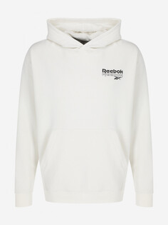 Джемпер флисовый мужской Reebok Ri Brand Proud Hoodie, Белый