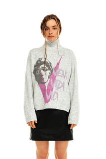 свитер женский Свитер вязаный с принтом Befree