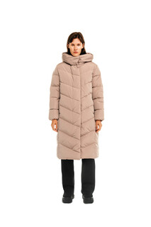 пальто женское Пуховик удлиненный с натуральным утеплителем Befree
