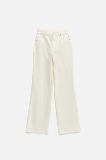 брюки джинсовые женские Джинсы-трубы широкие белые Befree