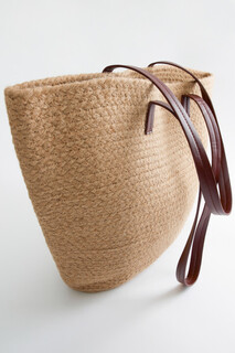 сумка женская Сумка-корзина плетеная джутовая с ручками на плечо Befree