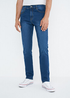 Базовые узкие джинсы, Синий O'stin