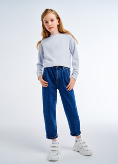 Джемпер для девочек, Белый O'stin