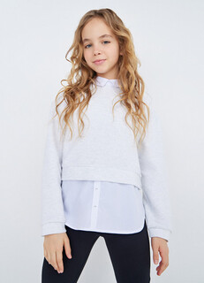 Джемпер для девочек, Белый O'stin