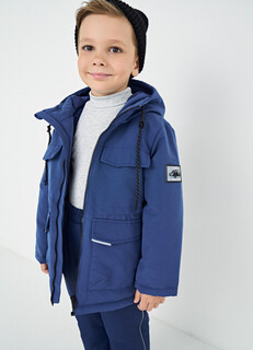 Утеплённая куртка для мальчиков, Синий O'stin