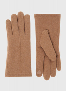 Утеплённые сенсорные перчатки, Коричневый O'stin
