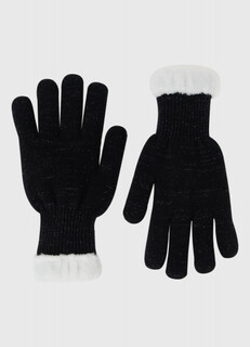Перчатки для девочек, Черный O'stin