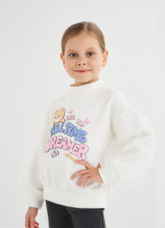 Толстовка для девочек, Белый O'stin