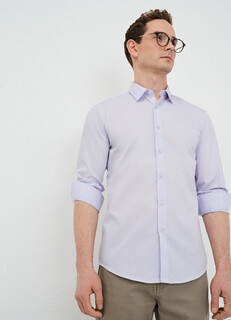 Базовая рубашка, Фиолетовый O'stin