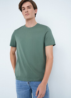 Базовая футболка, Зеленый O'stin
