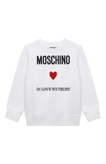 Хлопковый свитшот Moschino
