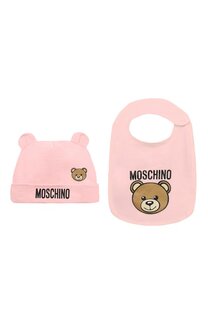 Комплект из шапки и нагрудника Moschino