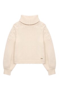 Свитер из хлопка и шерсти Chloé Chloe