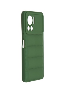 Чехол DF для Infinix Note 12 VIP Silicone дутый Green inJacket-04