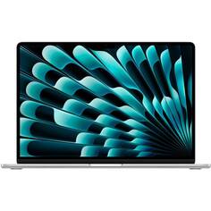 Ноутбук APPLE MacBook Air 15 (2023) (Английская раскладка клавиатуры) Silver (Apple M2 8-core/8192Mb/256Gb/No ODD/M2 10-core/Wi-Fi/Bluetooth/Cam/15.3/2880x1864/Mac OS)