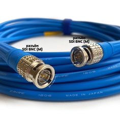 Кабели с разъемами GS-PRO 12G SDI BNC-BNC (blue) 8 метров