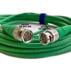Кабели с разъемами GS-PRO 12G SDI BNC-BNC (green) 20 метров