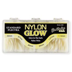 Медиаторы Dunlop 4461 Nylon Glow Display (216 шт)