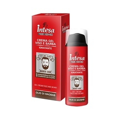 Крем для лица INTESA Гель-крем для лица и бороды увлажняющий с маслом баобаба 50.0