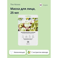 THE NICESS Маска для лица VEGAN с экстрактом авокадо (увлажняющая и восстанавливающая) 25.0
