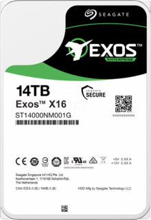 Жесткий диск 14TB SATA 6Gb/s Seagate ST14000NM001G 3.5" Exos X16 7200RPM 256MB