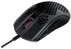 Мышь HyperX Pulsefire Haste 4P5P9AA USB, 16000dpi, 6 кнопок, подсветка, оптическая, чёрная