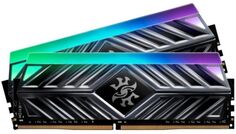 Модуль памяти DDR4 32GB (2*16GB) ADATA AX4U320016G16A-DT41 XPG SPECTRIX D41 tungsten grey PC4-25600 3200MHz CL16 радиатор 1.35V
