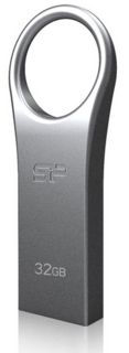 Накопитель USB 2.0 32GB Silicon Power Firma F80 SP032GBUF2F80V1S серебристый