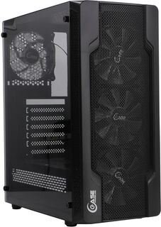 Корпус ATX Powercase Mistral X4 Mesh CMIXB-F4 чёрный, без БП, с окном, USB 3.0, 2*USB 2.0, audio
