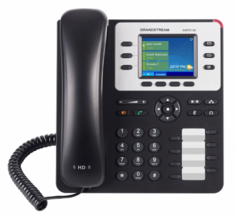 Телефон VoiceIP Grandstream GXP-2130v2 SIP, громкая связь, подключение гарнитуры,Bluetooth,цветной LCD-дисплей, порты: USB, WAN, LAN, Gigabit LAN