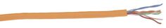 Кабель витая пара U/UTP 5e кат. 4 пары ITK LC1-C5E04-127 24AWG(0.51 мм), медь, одножильный (solid), внутренний, LSZH, нг(A)-HF, оранжевый, уп/305м G