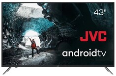 Телевизор JVC LT-43M690 черный, Android 9.0, FullHD, BT, DVB-C, DVB-T, DVB-T2, CI/CI+,  330 Кд/м², 5000:1, 178°/178°, VESA 200х200mm