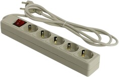 Сетевой фильтр Sven Optima Base SV-013974 1,8 м (5 розеток) серый