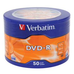 Диск DVD-R Verbatim 43731 4.7ГБ, 16x, 50шт., Wagon Wheel (587868)