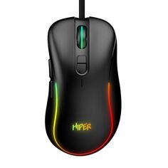 Мышь HIPER MX-R300 Vertigo чёрная, USB, 7 кнопок, 7200 dpi, RGB подсветка