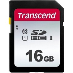 Карта памяти Transcend SDHC 16Gb Class10 w/o adapter (TS16GSDC300S)