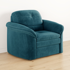 Мягкое кресло с ящиком Коннери Лазурит