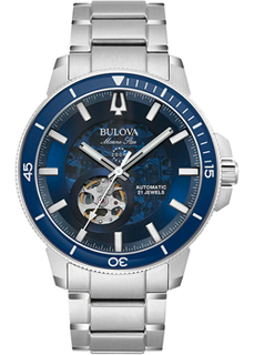 Японские наручные мужские часы Bulova 96A289. Коллекция Marine Star