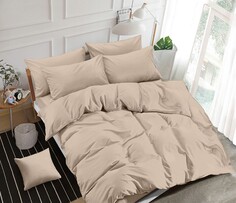 Постельное белье однотонного семейный элит Viola’