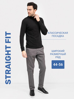 Мужские джинсы straight fit в сером цвете Mark Formelle