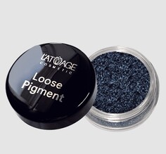 Loose pigment тени-пигмент для век №618 ночная синь L'atuage