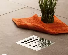 Душевой трап 144x144/50 мм хром Pestan Confluo Standard Drops Mask 1 13000072