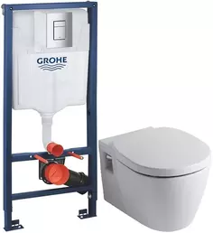 Комплект Ideal Standard Connect E803501 + E712701 + система инсталляции Grohe 38772001
