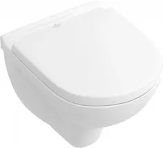 Унитаз подвесной Villeroy & Boch O.Novo 5688H101 с сиденьем микролифт, альпийский белый