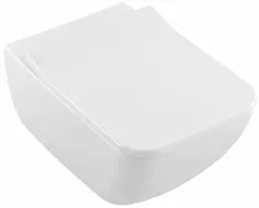 Унитаз подвесной Villeroy & Boch Venticello 4611RSR1 безободковый, с сиденьем микролифт, альпийский белый