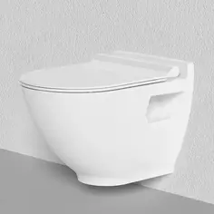 Унитаз подвесной Bien Harmony HRKA052N2VP1W5000 безободковый, с функцией биде, с сиденьем микролифт, белый