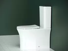 Чаша напольного безободкового унитаза с сиденьем микролифт Ceramica Nova Star CN1904-B