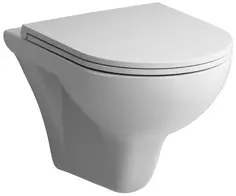 Унитаз подвесной AM.PM Gem C901700SC безободковый, с сиденьем микролифт, белый Am.Pm.